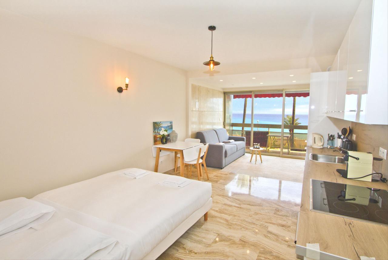 Promenade Holiday - Cosy Sea Front Studio Nice Buitenkant foto